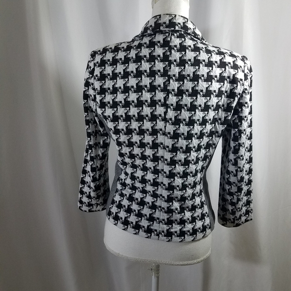 Ellen Tracy S Houndstooth Jacket - Picture 6 of 13